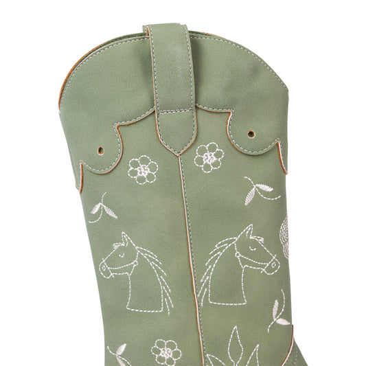 STELLA MCCARTNEY KIDS - SHOES - GIRL BOOTS - GREEN