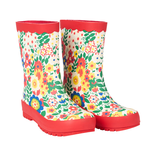STELLA MCCARTNEY KIDS - SHOES - GIRL FLORAL RAIN BOOTS - MULTI
