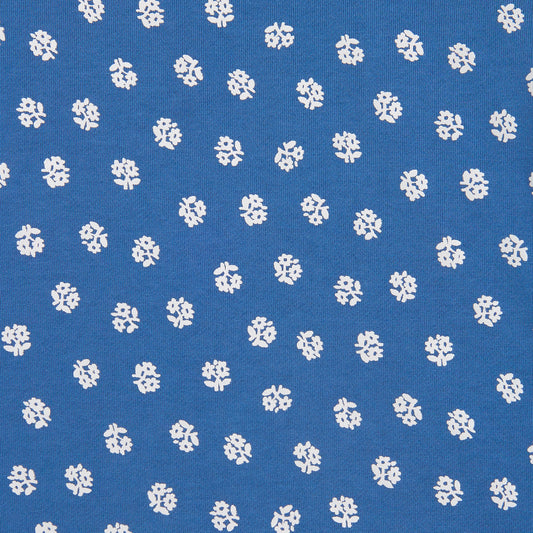 STELLA MCCARTNEY KIDS - TG - GIRL DITSY FLOWER SWEATSHIRT WITH LACE TRIM - BLUE