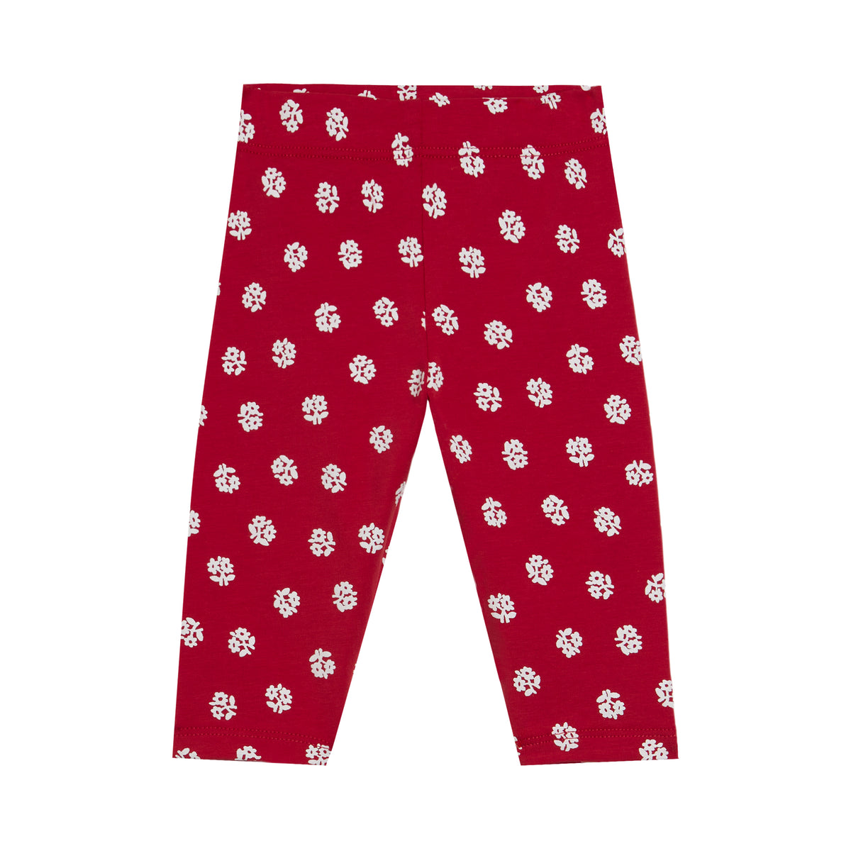 STELLA MCCARTNEY KIDS - BBY - BABY GIRL DITSY FLOWERS LEGGINGS - RED