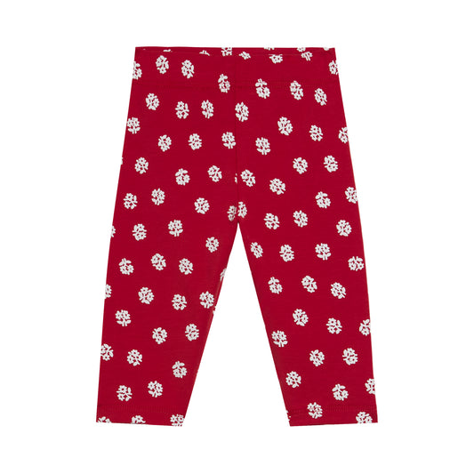 STELLA MCCARTNEY KIDS - BBY - BABY GIRL DITSY FLOWERS LEGGINGS - RED