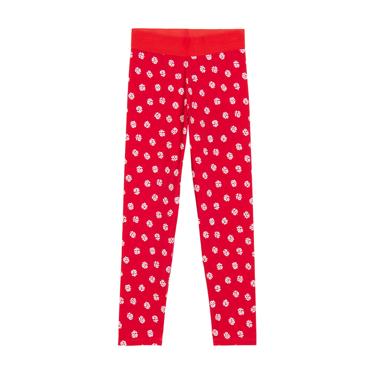 STELLA MCCARTNEY KIDS - TG - GIRL DITSY FLOWER LEGGINGS - RED