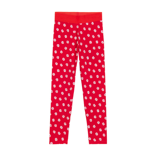 STELLA MCCARTNEY KIDS - TG - GIRL DITSY FLOWER LEGGINGS - RED