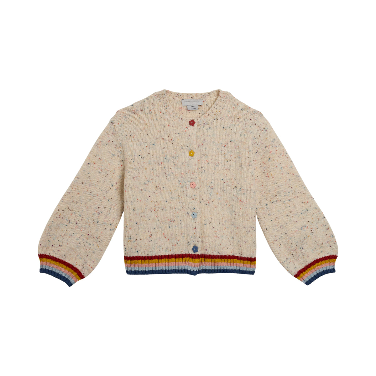 STELLA MCCARTNEY KIDS - BG - GIRL KNIT CARDIGAN - BEIGE