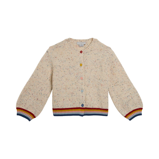 STELLA MCCARTNEY KIDS - BG - GIRL KNIT CARDIGAN - BEIGE