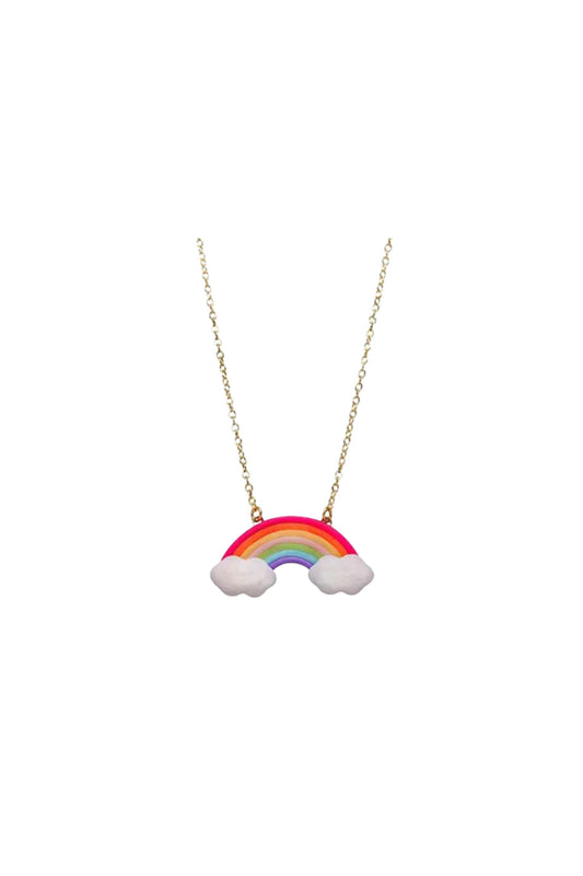 Rainbow and Cloud Necklace