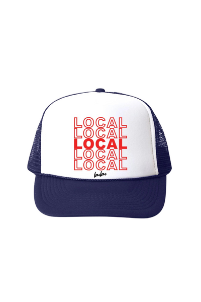 "Local" Trucker Hat - Navy