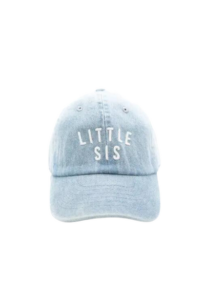 "Little Sis" Denim Trucker Hat