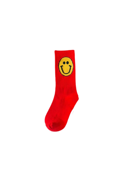 Smiley Socks - Red