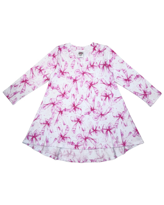 ESME - BG - TULLE LS DRESS - PINK