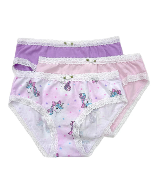 ESME - TG - COQUETTE UNICORN 3 PACK PANTY - COQUETTE UNICORN