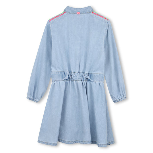 BILLIEBLUSH - BG - LIGHT DENIM DRESS WITH COLLAR