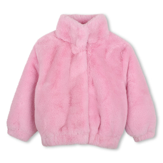 BILLIEBLUSH - BG - FAUX FUR COAT - PINK