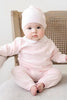 Feltman Brothers - Pink Pique Collar Diamond 3 Piece Knit Set