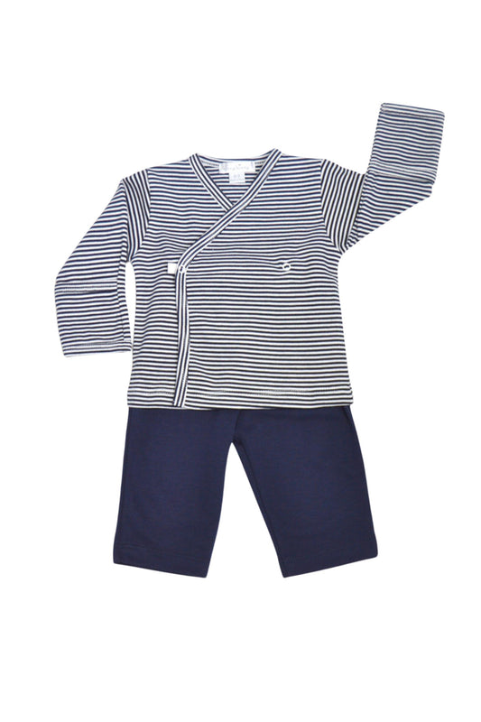 Kissy Kissy - Cross Tee Pant Set - Navy