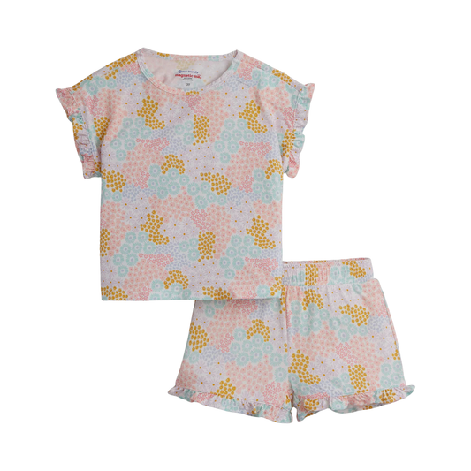 MAGNETIC ME - TG - MODAL RUFFLE SHORT PJ SET - HARPER