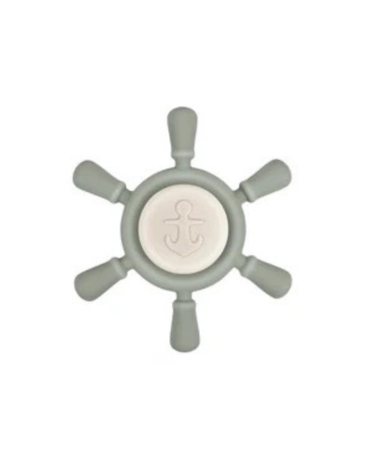 THREE HEARTS & COMPANY - T&B - SAILOR TOY SILICONE TEETHER SPINNER - SAGE