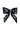 BARI LYNN - ACC - VELVET JEWELED BOW TAIL BOW CLIP - BLACK