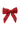 BARI LYNN - ACC - VELVET JEWELED BOW TAIL BOW CLIP - RED