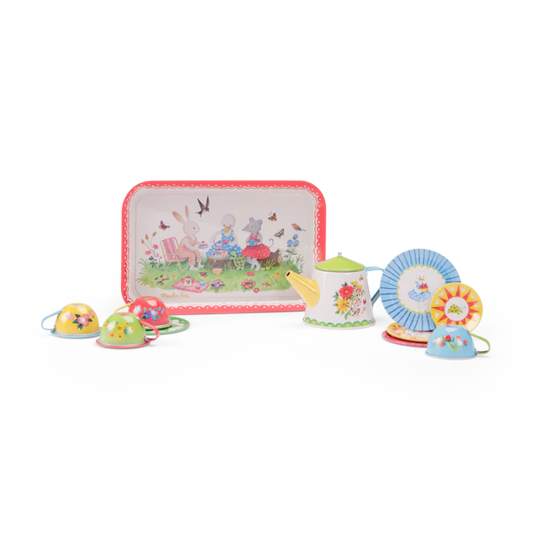 Speedy Monkey-T&B-Metal Tea Set-The Big Family