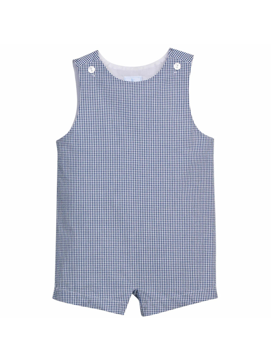 LITTLE ENGLISH - BBY - VINTAGE JOHN JOHN  - ROYAL SEERSUCKER GINGHAM