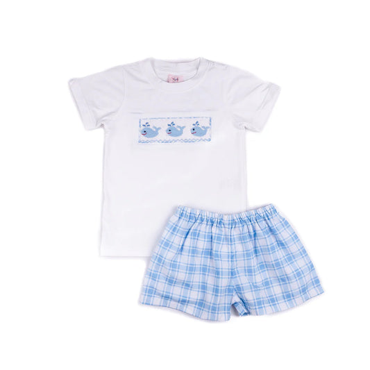 TEETA - TB - WYATT SHORT SET - WHALE