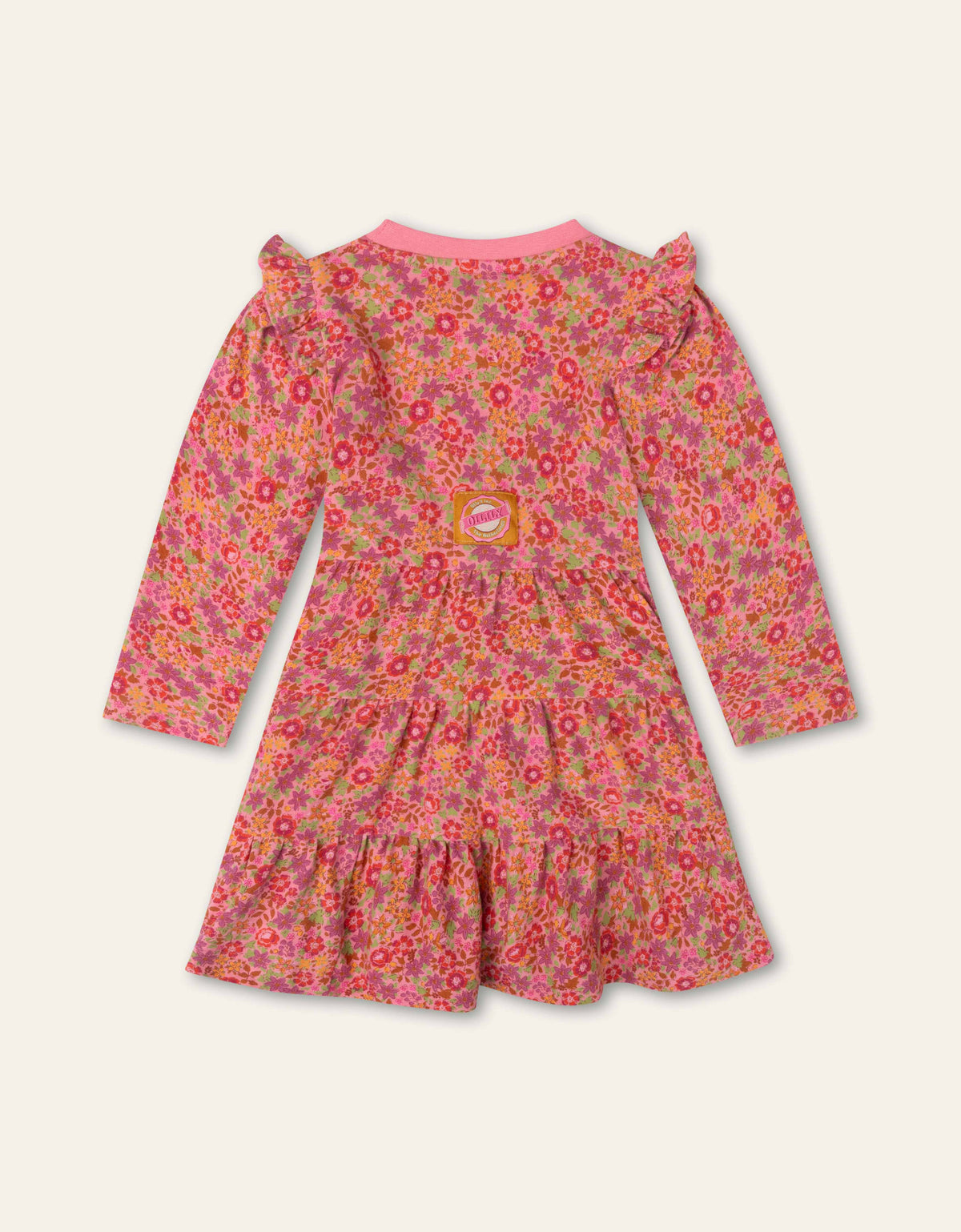 OILILY - BBY - DANSE LS FLORAL DRESS - CONFETTI