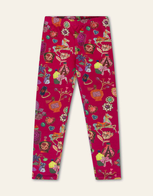 OILILY - TG - PEPPY PARIS PRINT LEGGINGS - FUCHSIA