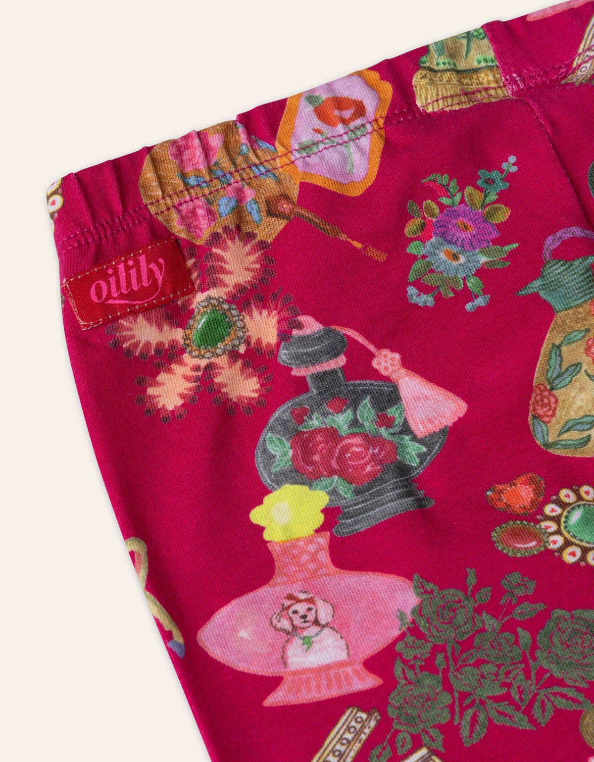 OILILY - TG - PEPPY PARIS PRINT LEGGINGS - FUCHSIA