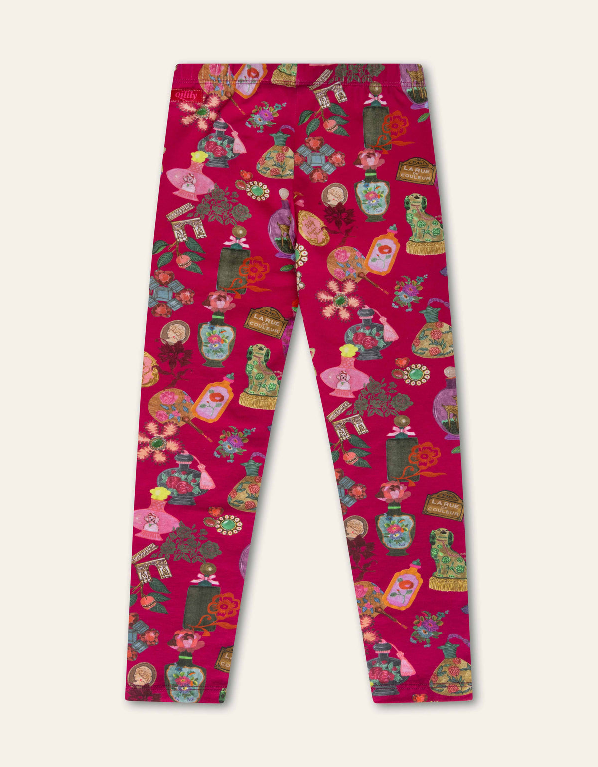 OILILY - TG - PEPPY PARIS PRINT LEGGINGS - FUCHSIA