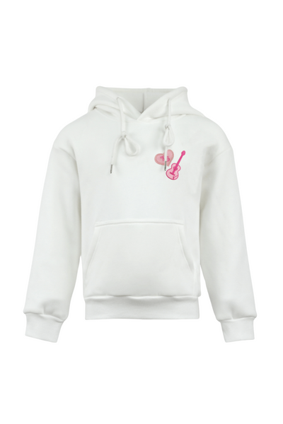 Lola And The Boys  - White "You Need to Calm Down" Hoodie