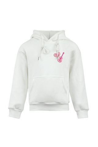 Lola And The Boys  - White "You Need to Calm Down" Hoodie