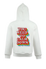 Lola And The Boys  - White "You Need to Calm Down" Hoodie