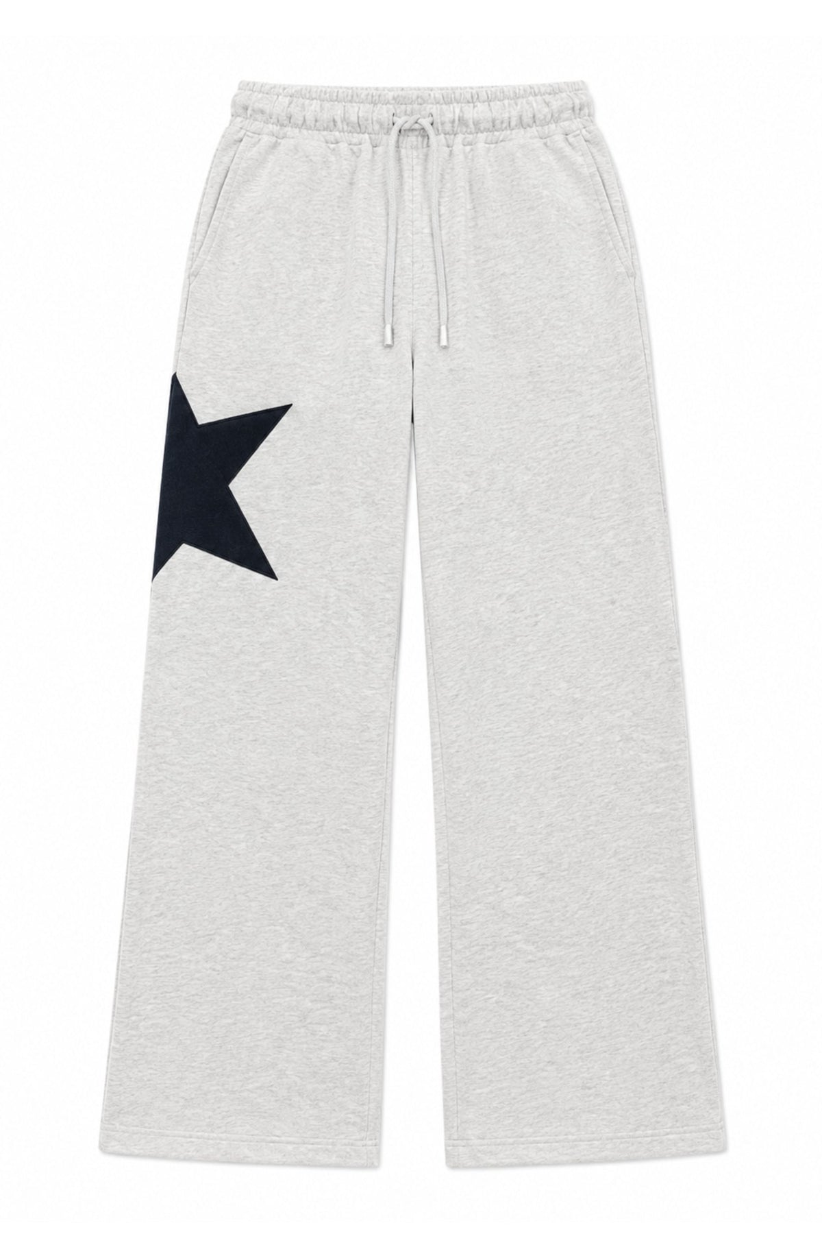 KATIE J NYC ZIGGY RELAXED PANT HEATHER GREY EVENING BLUE