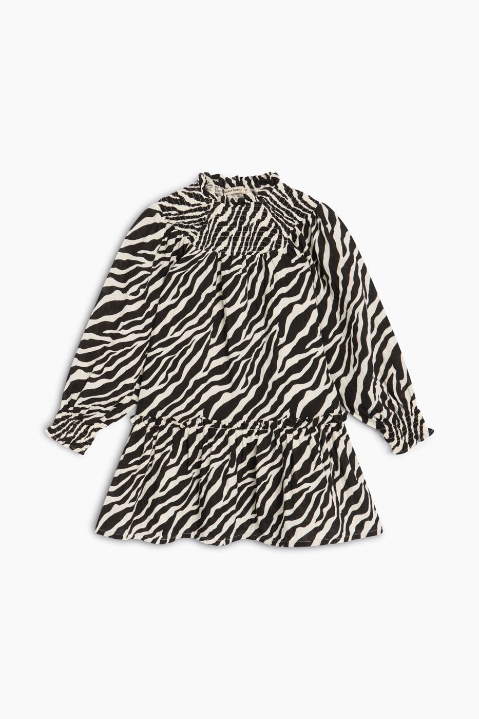 NEW SOCIETY - Zephyr Dress Zebra Print