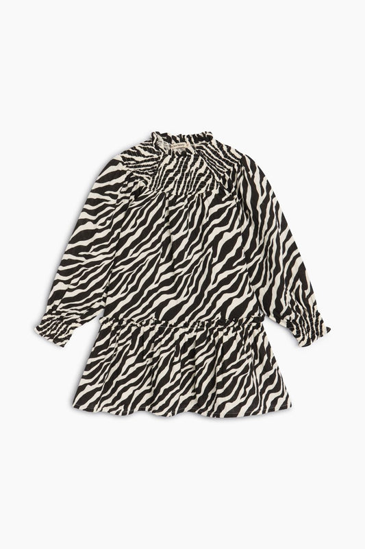 NEW SOCIETY - Zephyr Dress Zebra Print