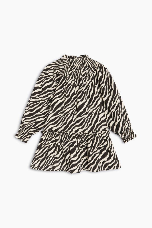 NEW SOCIETY - Zephyr Dress Zebra Print