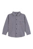Petit Bateau - Boy L/S Check Button Down Shirt