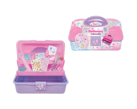 HOT FOCUS - T&B - STATIONERY CABOODLE - TIE DYE BUTTERFLY
