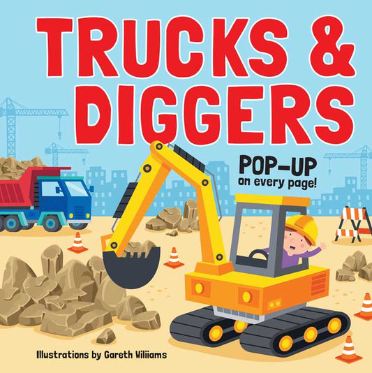 SIMON & SCHUSTER - T&B - TRUCKS & DIGGERS - POP-UP BOOK
