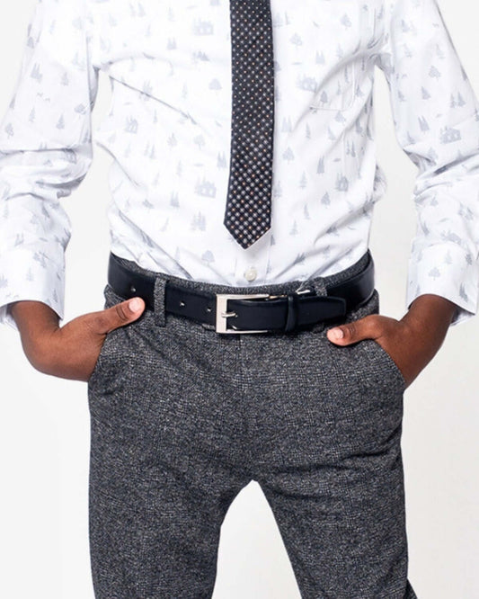 APPAMAN - ACC - DRESS BELT - BLACK