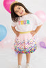 Fourth Birthday Patch Short Sleeve T-Shirt