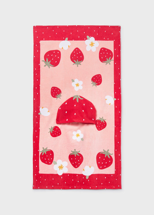 MAYORAL - BBY - BATH TOWEL - RED