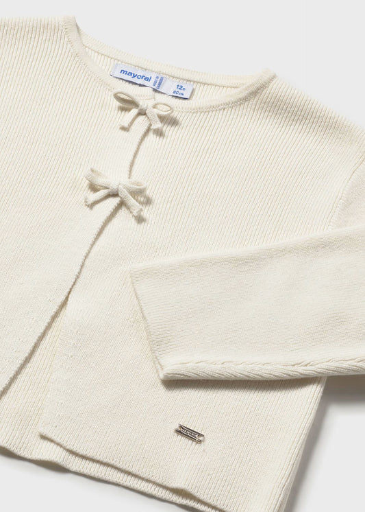 MAYORAL - BBY - KNIT CARDIGAN - BONE