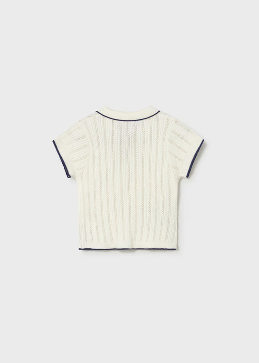 MAYORAL - BBY - S/S POLO - NATURAL