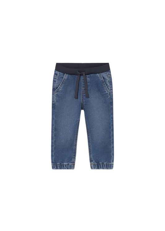 MAYORAL - BBY - SOFT DENIM JOGGER PANTS - MEDIUM