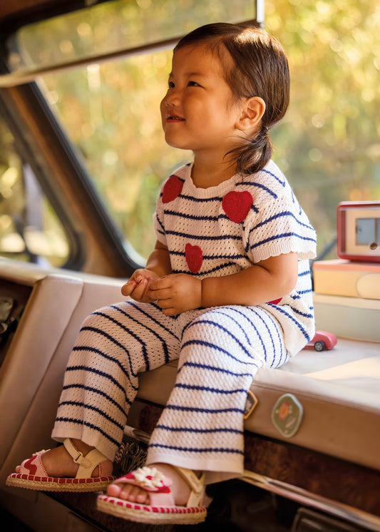 MAYORAL - BBY - KNIT PANTS SET - NATURAL
