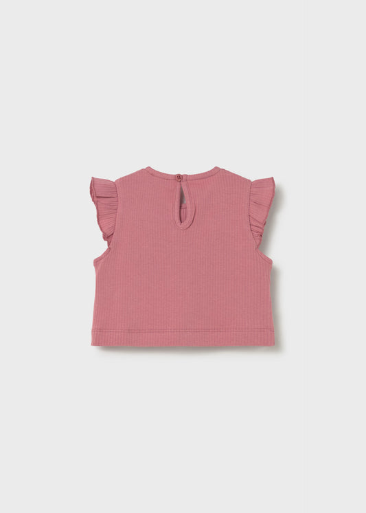 MAYORAL - BBY - RIB KNIT TOP - BLUSH