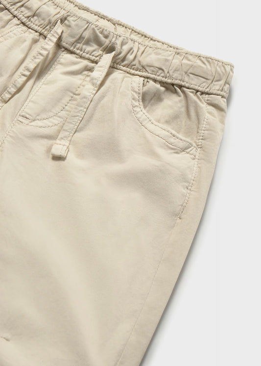 MAYORAL - BBY - POPLIN PANTS WITH ELASTANE - HEMP