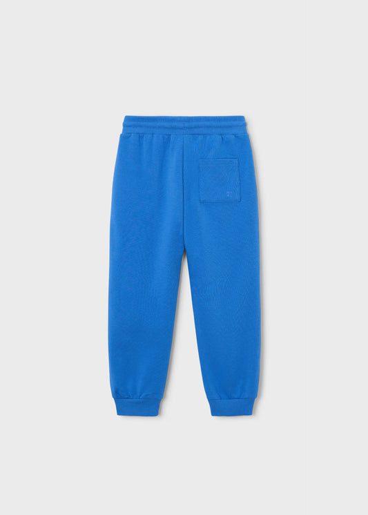 MAYORAL - TB - BASIC CUFFED FLEECE TROUSERS - BLUE